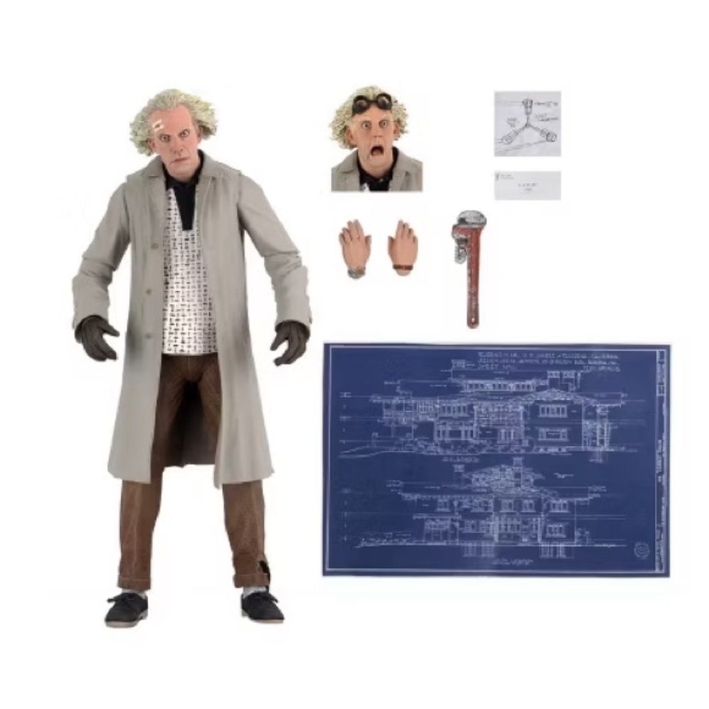 Back to the Future Ultimate Doc Brown Action Figure